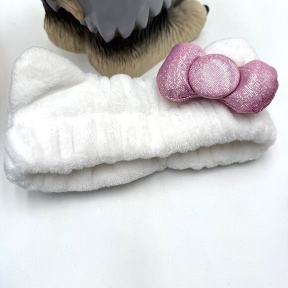 The Crème Shop x Hello Kitty Y2K Bling Bling Plush Spa Headband - Picture 8 of 8